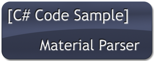 Material Parser Code Sample